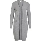 Vila Viril Long L/S Knit Cardigan - Noos - Grey - L