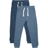 Minymo Basic 36 -Sweat Pant (2-Pack) - Blue - 152