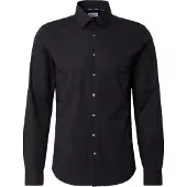 Calvin Klein Poplin Stretch Slim Shirt - Black - 42