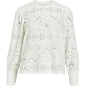 Object Objfeodora L/S Top Noos - White - L