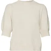 Vero Moda Neulepaita 'VMDoffy' meleerattu beige