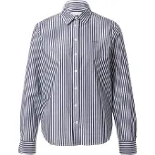 Gant for woman. 4300214 Regular Fit striped poplin shirt (44), Casual, Cotton, Long sleeve