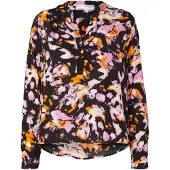 Selected Slfirene Ls Aop Top Noos - Black - 36