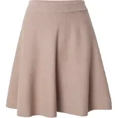 Y.A.S Yasfonny Hw Knit Skirt S. Noos - Beige - XXL
