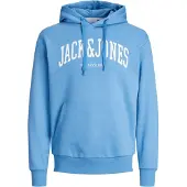 Jack & Jones Collegepaita 'JJEJosh' vaaleansininen / valkoinen