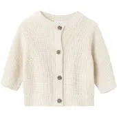 Name it Nbnbubba Ls Knit Card Noos - Cream - 62