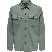 Only & Sons Onsnewkodyl Overshirt Sweat Noos - Khaki green - XXL