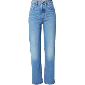 Levi's for woman. 79078-0008 Full Length Blue Ribcage Jeans (24/32), Casual, Cotton, Denim