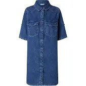 Noisy May Nmnew Signe S/S Denim Dress Vi002Mb Noos - Blue - S