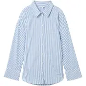 Tom Tailor Striped Poplin Shirt - Blue - XL
