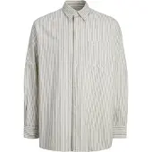 Jack & Jones Paita 'BLICHER' antrasiitti / musta / valkoinen