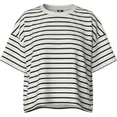 Pieces Pcchilli Summer 2/4 Swt Stripe Noos Bc - White - L