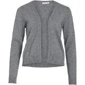 Vila Viril Short L/S Knit Cardigan-Noos - Grey - S