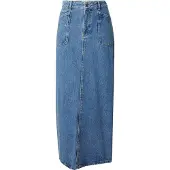 Object Objthylane Long Denim Skirt 131 Div - Blue - S