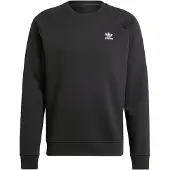 Adidas Originals Collegepaita 'Trefoil Essentials' musta / valkoinen