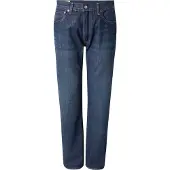 Levi's 555 Relaxed Straight Dark Indigo - Worn In - Blue - 31 x 32