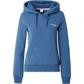 Superdry for woman. W2012180A Essential Logo sweatshirt blue (L), Casual, Cotton, Long sleeve