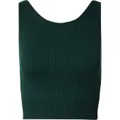 Only Play Onpjaia Un Sl Seam Short Top Noos - Khaki green - S/M