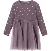 Name it Nmfnadja Ls Dress Noos - Purple - 86