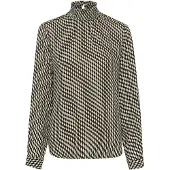 Kaffe Kaamber Smock Blouse Printed - Black - 42