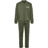 Hummel Hmltukas Tracksuit - Khaki green - 104/110