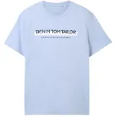 Tom Tailor DENIM Paita vaaleansininen / tummansininen / valkoinen