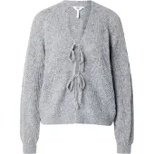 Object Objflora Re L/S Knit Cardigan Noos - Grey - L