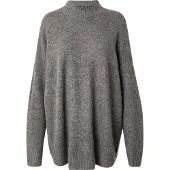 Vero Moda Vmplaza Ls Highnck Long Pullover Ga Noos - Grey - L