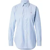 Ralph Lauren for woman. 211941520001 Iconic oxford Stretch Slim fit shirt blue (40), Casual, Cotton, Long sleeve