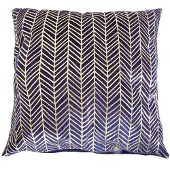 My Home Koristetyynynpäällinen Velvet Sininen Silakkaluu