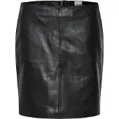 My Essential Wardrobe 19 The Leather Skirt - Black - 36