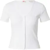 Levi's Muse Ss Tee White + Rib - White - L