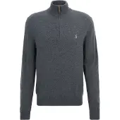 Ralph Lauren Wool Quarter-Zip Sweater - Grey - XXL