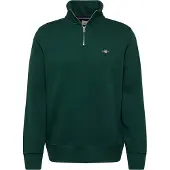 Gant for man. 2008005 Shield Half Zip Sweatshirt green (3XL), Casual, Cotton