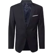 JOOP! Business pikkutakki 'Finch' yönsininen / valkoinen