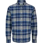 Jack & Jones Paita 'JPRBLunorris' sininen / safiiri / villanvalkoinen