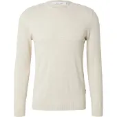 Only & Sons Onsloui Reg 12 Mel Crew Knit Noos - Beige - XL