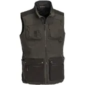 Pinewood Vest Dog Sports 5081 (Color: D.Olive/Suede Brown, Size: 2XL)