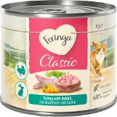Feringa 12x200g Classic Meat Menu kani, kalkkuna, tyrni & kissanminttu Kissanruoka