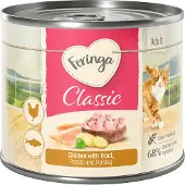 Feringa 12x200g Classic Meat Menu taimen, kana, peruna & persilja Kissanruoka