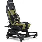 Next Level Racing Flight Seat Pro Boeing Military Edition -lentoistuin, musta/oliivinvihreä