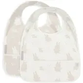 Jollein Miffy&Snuffy Ruokalappu 2-pack, Nougat