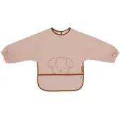 Jollein Miffy Peekaboo Pitkähihainen Ruokalappu, Wild Rose