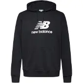 New Balance Sport Essentials French Terry Logo Hoodie - Black - M