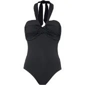 Seafolly S.collective Halter Bandeau One Piece - Black - 42