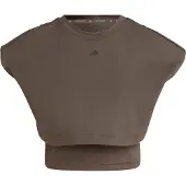 Adidas Power Boxy French Terry 3 Stripes 3/4-hihainen T-paita