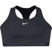 Nike Urheilurintaliivit Dri-fit Swoosh Medium Support - Musta/valkoinen Nainen, koko 2X Plus Size (18W - 20W)