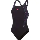 Speedo Womens Hyperboom Splice Muscleback - Black - 36