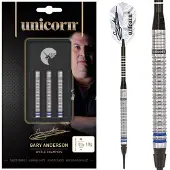 Unicorn Darts världsmästare Gary Anderson Phase 3 90% Tungsten Soft Tip Dart Set