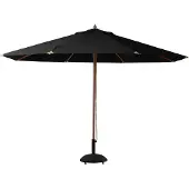 Cinas Lizzano 400 cm Aurinkovarjo Puinen kehys musta
